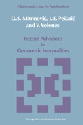 Cover: Recent Advances in Geometric Inequalities - Springer