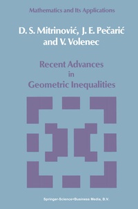 Enlarge image Cover: Recent Advances in Geometric Inequalities - Springer