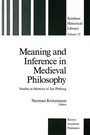 Cover: Meaning and Inference in Medieval Philosophy - Springer