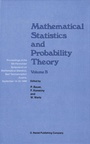 Cover: Mathematical Statistics and Probability Theory - Springer