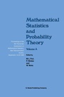 Cover: Mathematical Statistics and Probability Theory - Springer