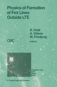 Enlarge image Cover: Physics of Formation of FeII Lines Outside LTE - Springer