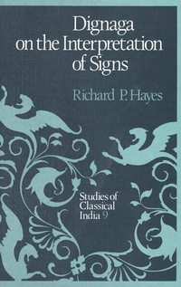 Enlarge image Cover: Dignaga on the Interpretation of Signs - Springer