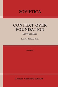 Enlarge image Cover: Context Over Foundation - Springer