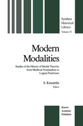 Cover: Modern Modalities - Springer