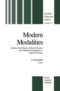 Cover: Modern Modalities - Springer