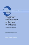 Cover: Probability and Inference in the Law of Evidence - Springer
