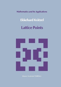 Abbildung von: Lattice Points - Kluwer Academic Publishers