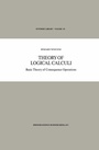Cover: Theory of Logical Calculi - Springer