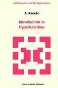 Cover: Introduction to the Theory of Hyperfunctions - Kluwer Academic Publishers