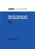 Cover: Electric Current and Atmospheric Motion - Kluwer Academic Publishers