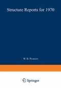 Cover: Structure Reports for 1970 - Kluwer Academic Publishers