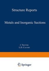 Enlarge image Cover: Metals and Inorganic Sections - Springer
