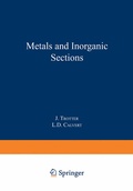 Cover: Metals and Inorganic Sections - Kluwer Academic Publishers
