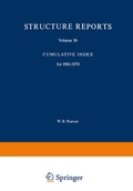 Cover: Structure Reports - Springer