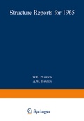 Cover: Structure Reports for 1965 - Kluwer Academic Publishers