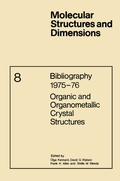 Bild: Bibliography 1975-76 Organic and Organometallic Crystal Structures - Kluwer Academic Publishers