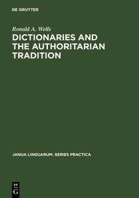 Abbildung von: Dictionaries and the Authoritarian Tradition - De Gruyter Mouton