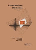 Cover: Computational Mechanics Volume 1 - A A Balkema Publishers