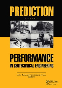 Enlarge image Cover: Prediction Versus Performance in Geotechnical Engineering - A A Balkema Publishers