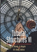Cover: Tubular Structures - A A Balkema Publishers