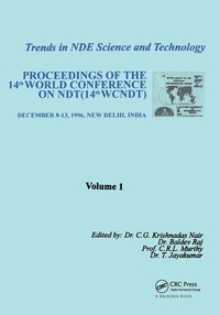 Enlarge image Cover: Trends in NDE Science and Technology - A A Balkema Publishers