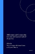 Cover: Difference and Community - Rodopi