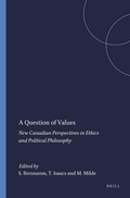 Cover: A Question of Values - Rodopi