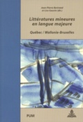 Cover: Litt&eacute;ratures mineures en langue majeure - Peter Lang Verlag