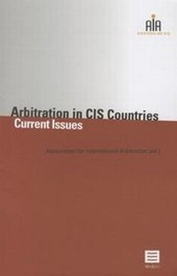 Abbildung von: Arbitration in Cis Countries - Maklu Pub