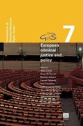 Cover: European Criminal Justice and Policy - Maklu Pub