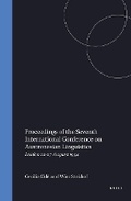 Cover: Proceedings of the Seventh International Conference on Austronesian Linguistics - Rodopi