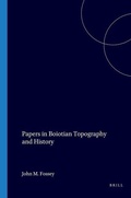 Cover: Papers in Boiotian Topography and History - jJ.C. Gieben, Uitgeverij