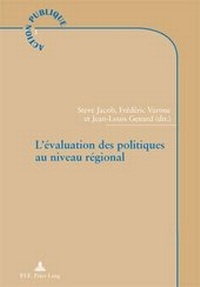 Abbildung von: L'évaluation des politiques au niveau régional - Peter Lang Verlag