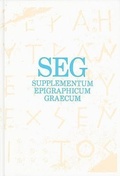 Cover: Supplementum Epigraphicum Graecum, Consolidated Index for volumes XXXVI-XLV (1986-1995) - jJ.C. Gieben, Uitgeverij