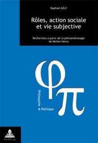 Abbildung von: Rôles, action sociale et vie subjective - Peter Lang Verlag