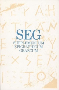 Abbildung von: Supplementum Epigraphicum Graecum, Volume XLIII (1993) - jJ.C. Gieben, Uitgeverij