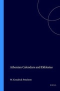 Cover: Athenian Calendars and Ekklesias - jJ.C. Gieben, Uitgeverij