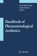Cover: Handbook of Phenomenological Aesthetics - Springer