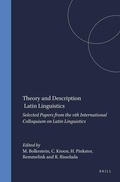 Cover: Theory and Description in Latin Linguistics - jJ.C. Gieben, Uitgeverij