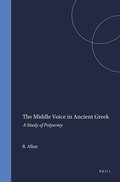 Cover: The Middle Voice in Ancient Greek - jJ.C. Gieben, Uitgeverij
