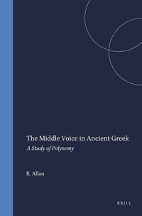 Enlarge image Cover: The Middle Voice in Ancient Greek - jJ.C. Gieben, Uitgeverij