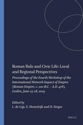 Cover: Roman Rule and Civic Life: Local and Regional Perspectives - jJ.C. Gieben, Uitgeverij