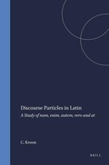 Cover: Discourse Particles in Latin - jJ.C. Gieben, Uitgeverij