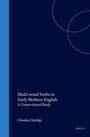 Cover: Multi-word Verbs in Early Modern English - Rodopi