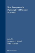 Cover: New Essays on the Philosophy of Michael Dummett - Rodopi