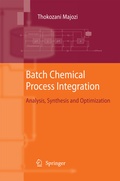 Cover: Batch Chemical Process Integration - Springer