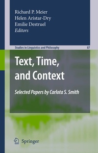 Enlarge image Cover: Text, Time, and Context - Springer