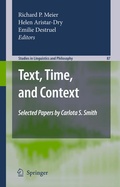 Cover: Text, Time, and Context - Springer