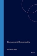 Cover: Literature and Homosexuality - Rodopi